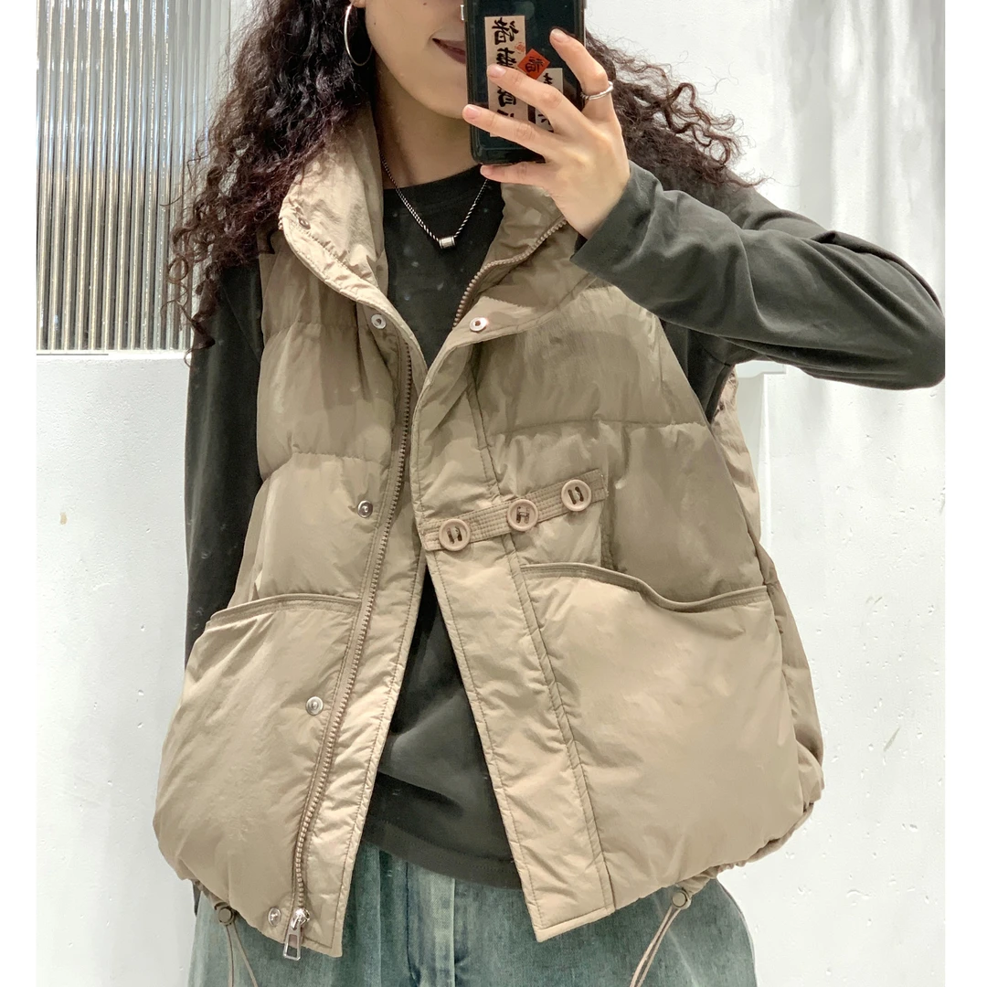 高品质~保暖冬立领百搭厚马甲女装宽松显瘦棉服坎肩背心马夹外套