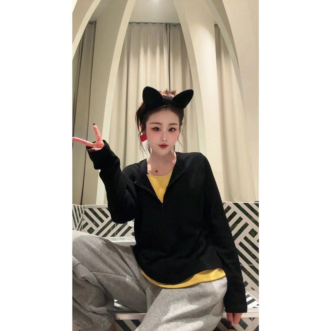 假两件羊绒打底衫1309