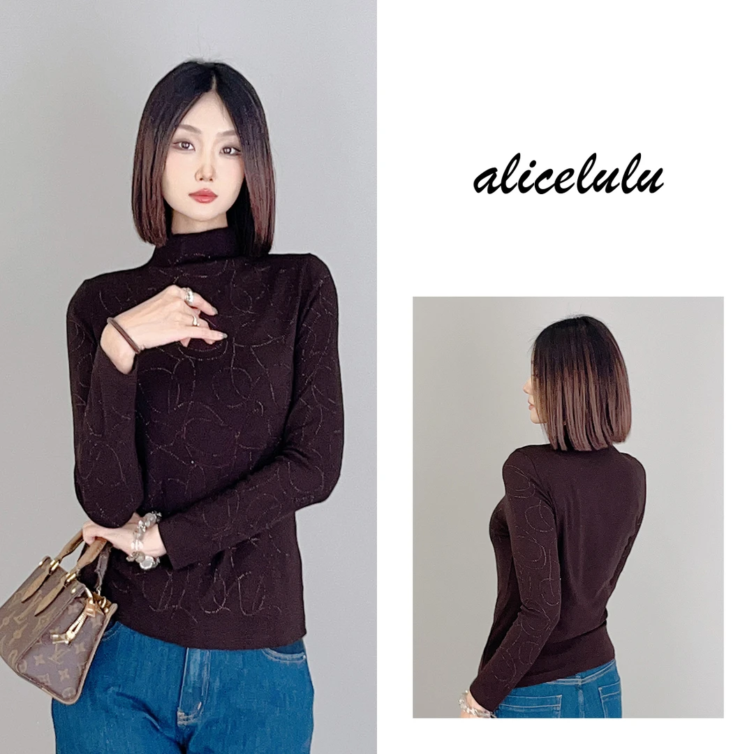 3 ALICE “星河素描”打底衫 璀璨烫钻 优雅百搭 S2140123T