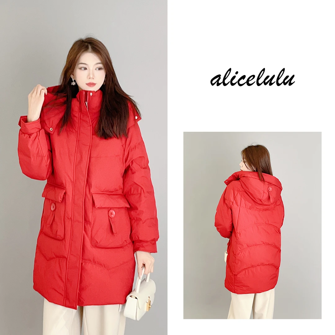 3 ALICE “裹住温暖”羽绒服 蓬松鸭绒 茧型藏肉 S1034421Tr