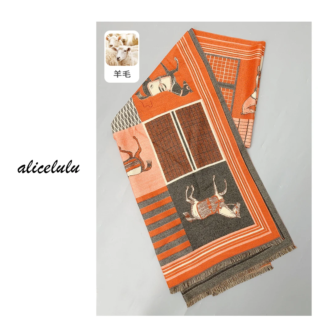 1 ALICE “M家传奇”围巾 经典耐看 柔糯百搭 S2140382T