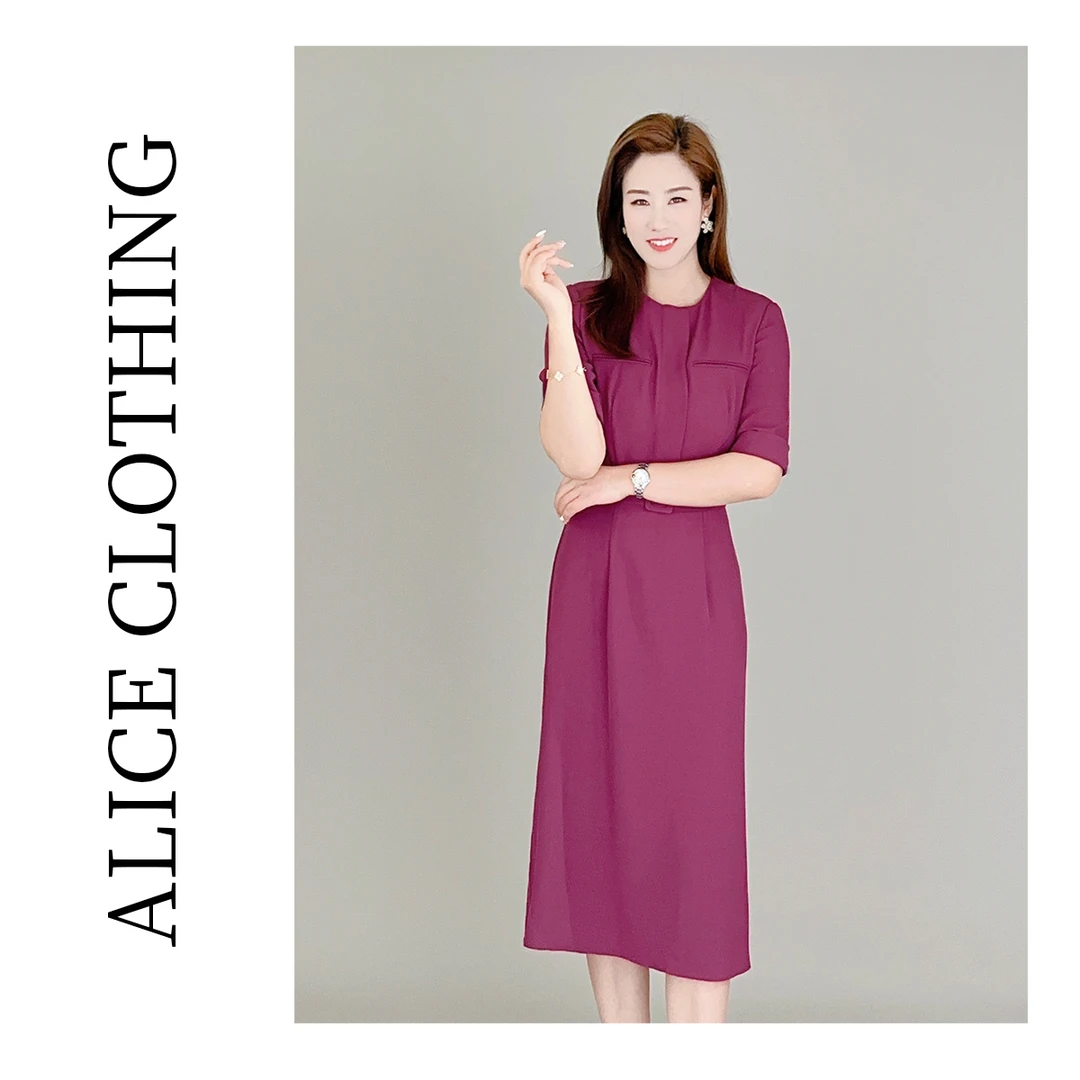 3【ALICE “酱紫魅影”连衣裙】气质通勤 明媚动人 H2137925W