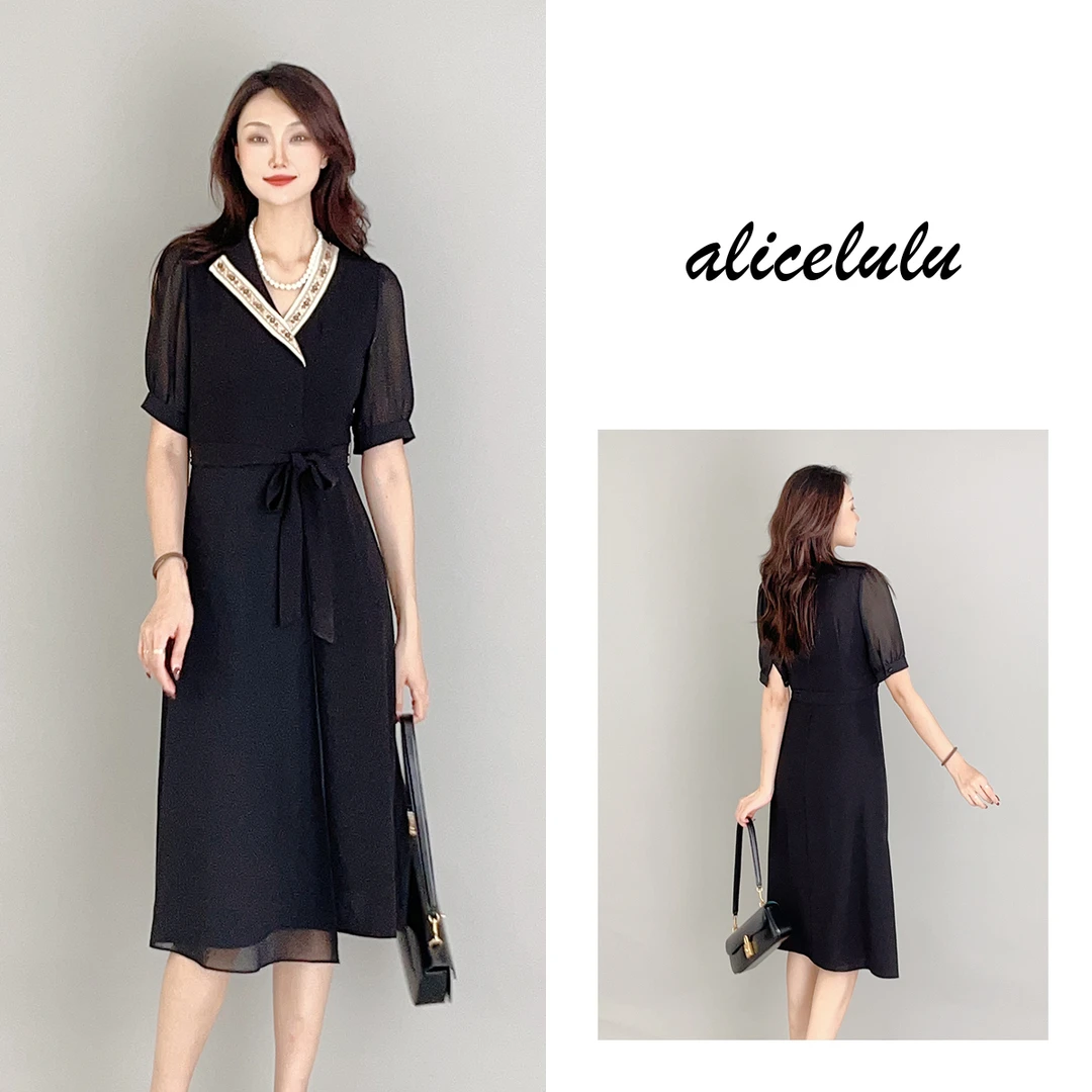 3 ALICE “如珠似玉”连衣裙 钉珠刺绣 轻盈优雅 S2138407W