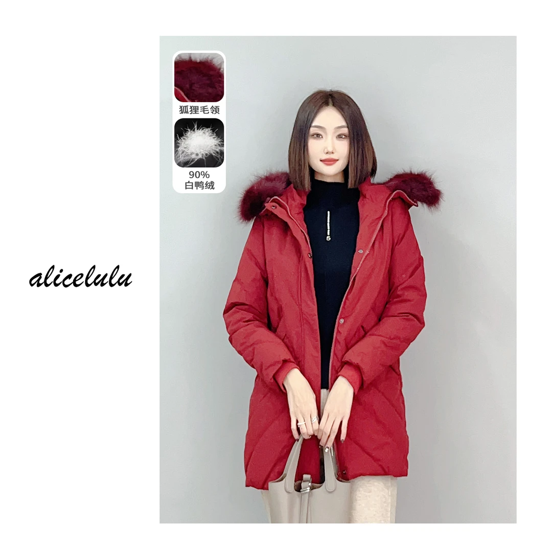 3 ALICE “幻彩冬日”羽绒服 时髦鸭绒 调色毛领 S2141391Ur