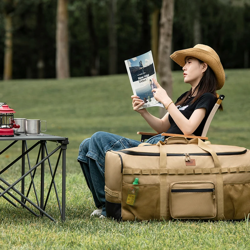 户外大容量拖轮包加厚防泼水可扩容收纳包带轮行李包旅行包