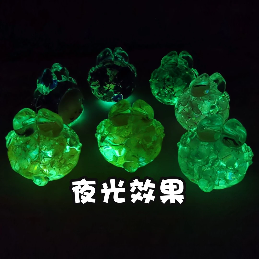 小凡【直播拆】夜光巨无霸干花大狐狸可爱巨大狐狸创意手工diy摆件