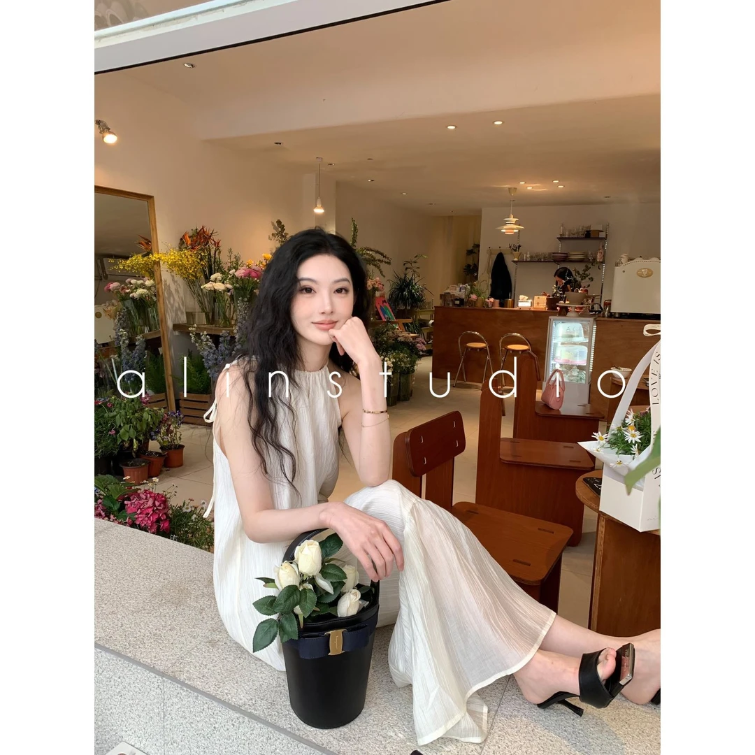 ALIN【午后花园】法式气质显瘦设计感通勤春天仙女裙