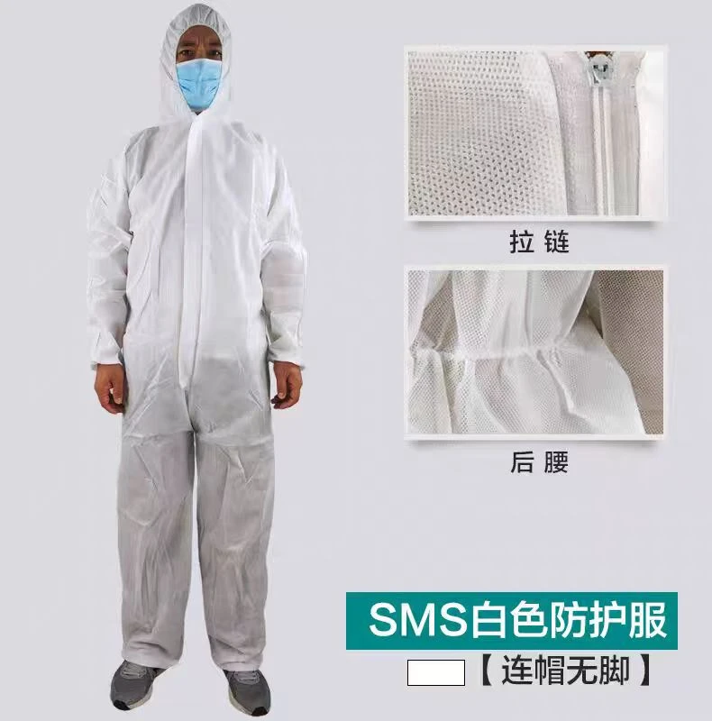 （拍1发10套）夏天透气一次性防护连体带帽防尘防水养殖喷漆防尘服