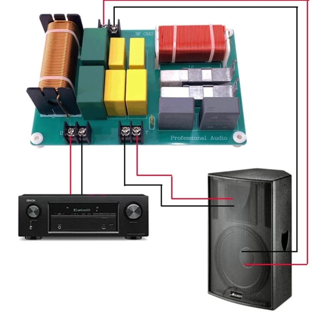 专业箱大功率高低音分频器音箱分频器一对价格（型号PA–280)