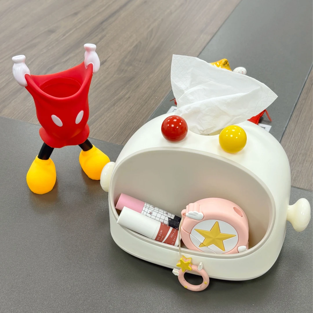 大容量多功能纸巾盒收纳盒客厅茶几桌面玄关收纳创意可爱抽纸盒