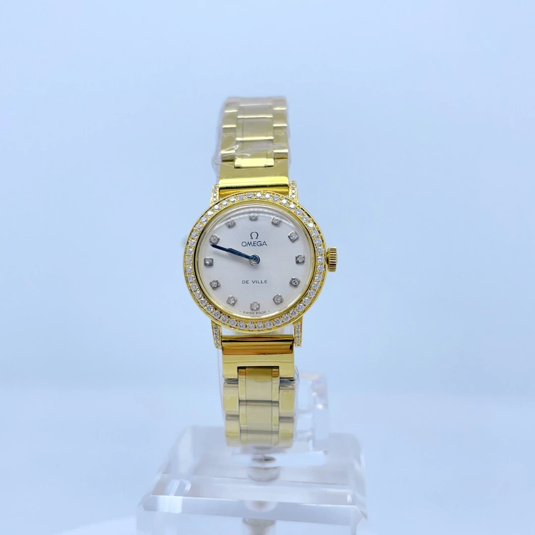 95新 Omega/欧米茄  手动机械后钻24mm/公价38999/WH8107