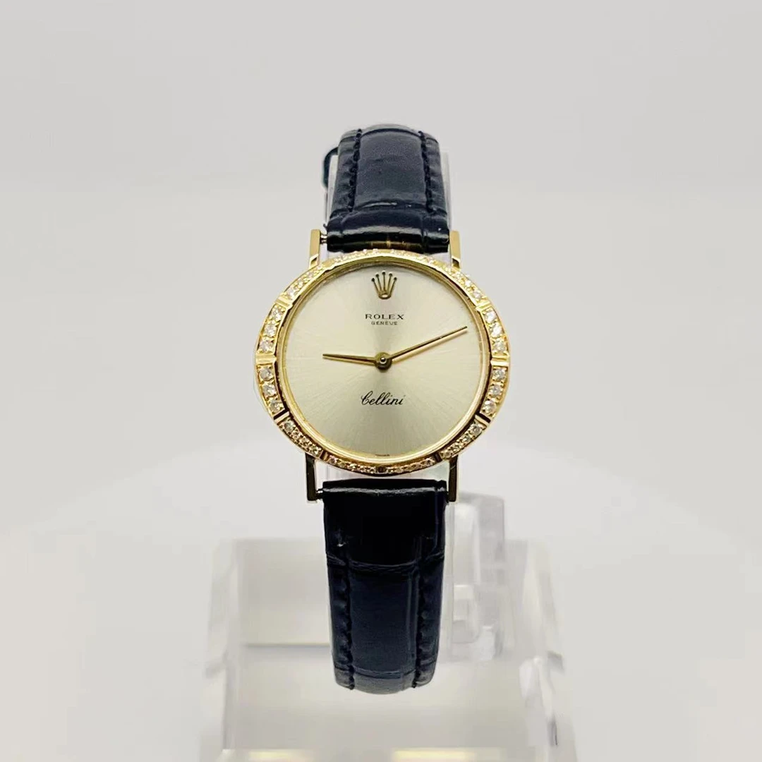95新 Rolex/劳力士 手动机械 25*22mm后钻18K/公价98999/jm2583