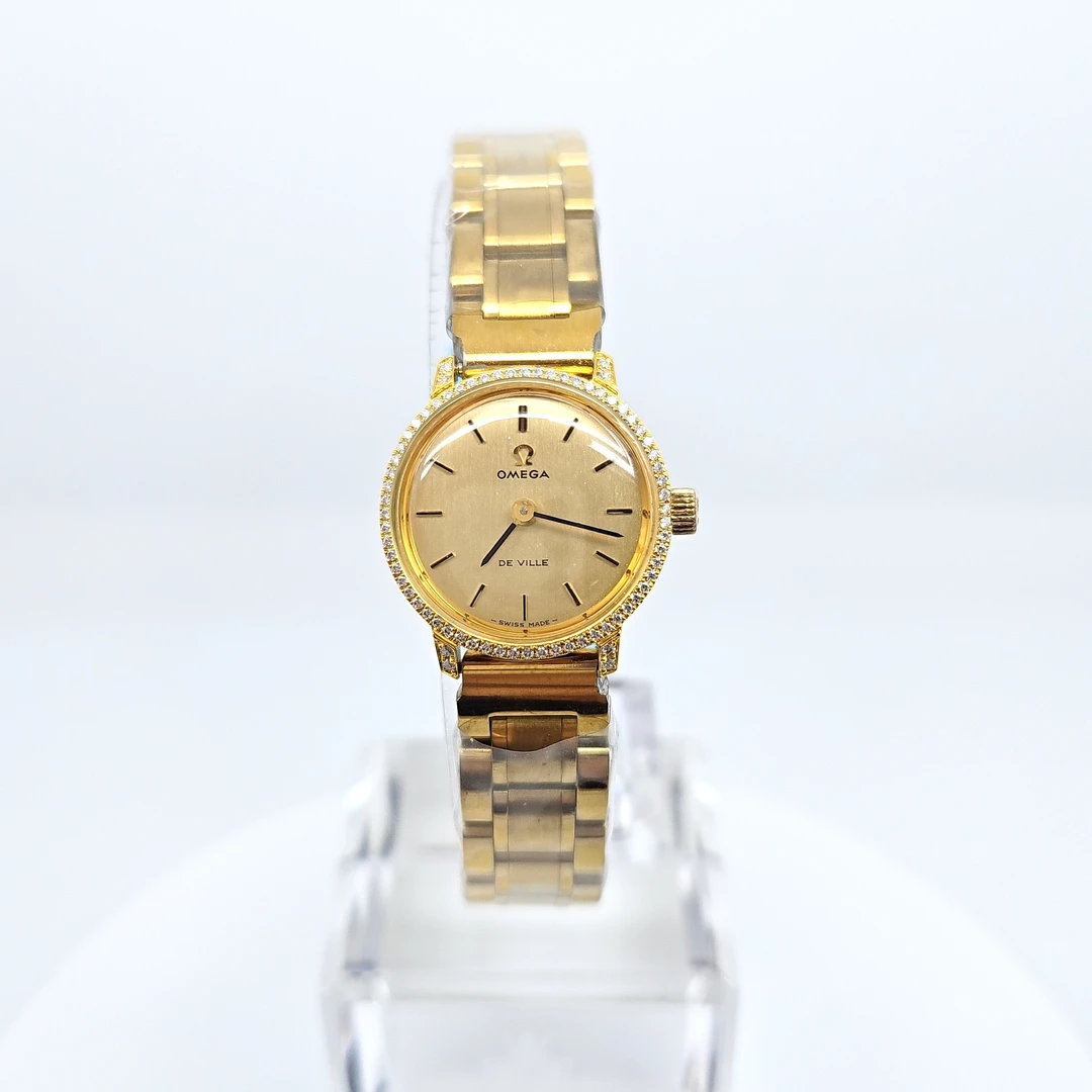 95新 Omega/欧米茄  手动机械后钻22.5mm/公价38999/wh7626