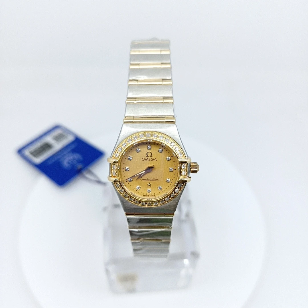 99新 Omega/欧米茄  星座石英腕表22.5mm后钻/公价85999/wh8684