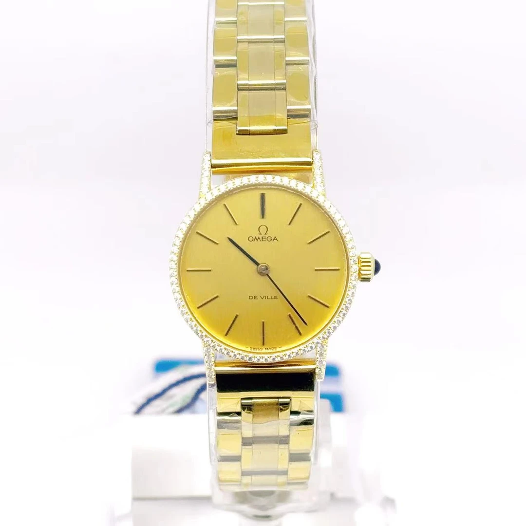 95新 Omega/欧米茄 手动机械腕表后钻24.5mm/公价32999/wh6848