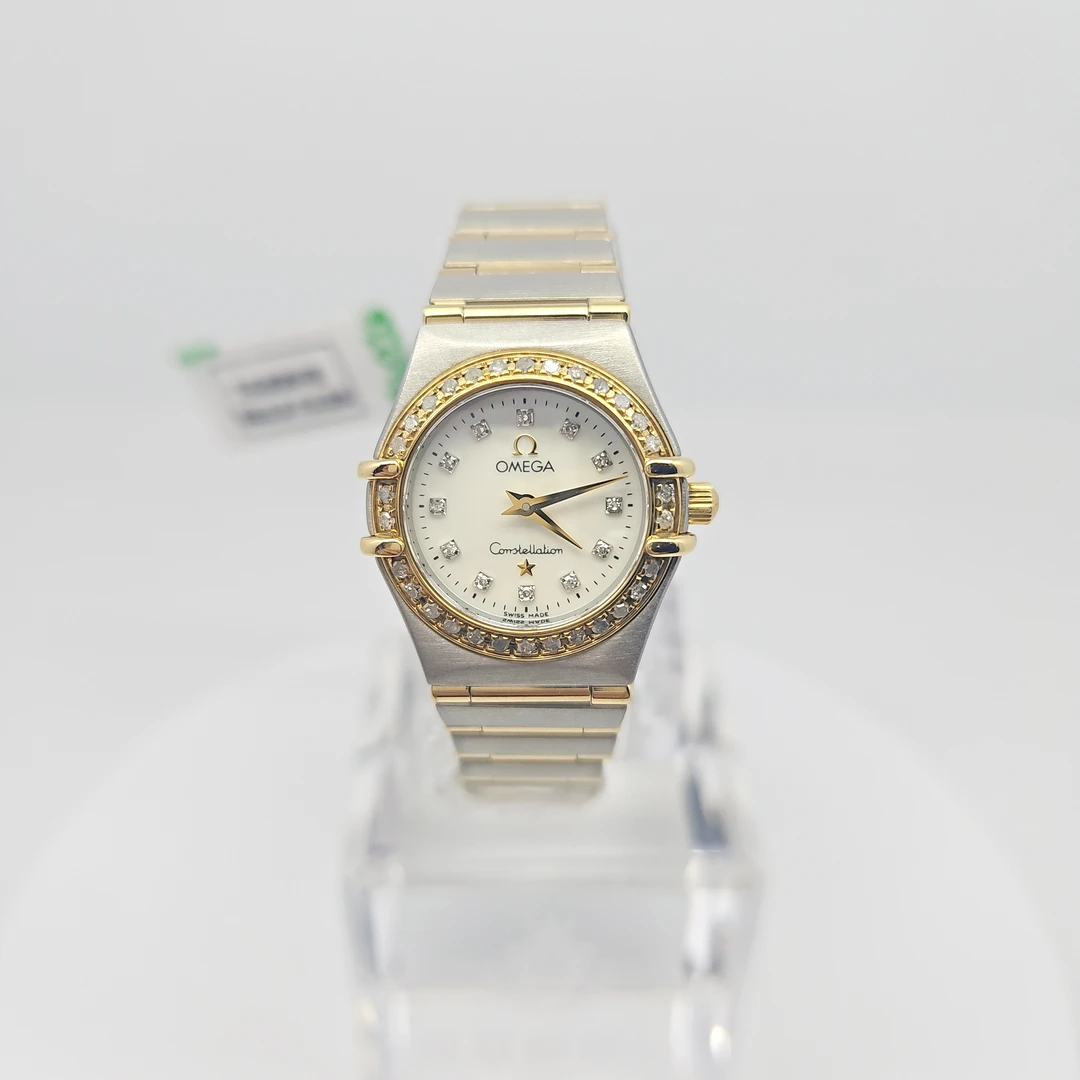 99新 Omega/欧米茄 石英腕表 后钻 星座 22.5mm/公价93999/wh8396