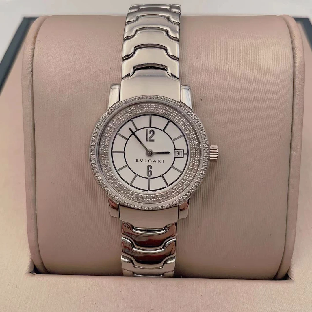 95新 BVLGARI/宝格丽  石英腕表后钻 29mm/公价69999/WH2031