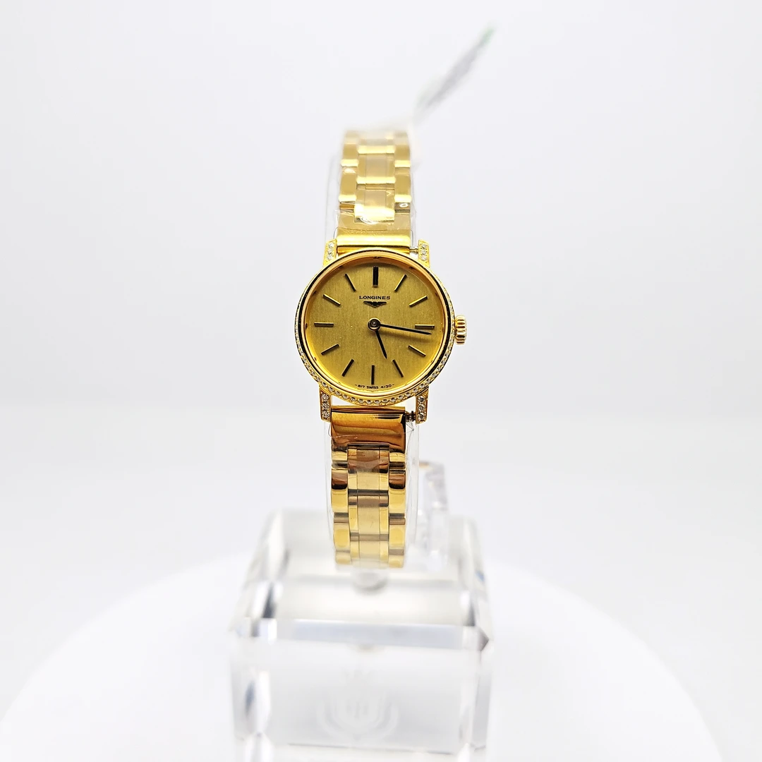 95新 Longines/浪琴 手动机械后钻20.5mm/公价32999/wh7342