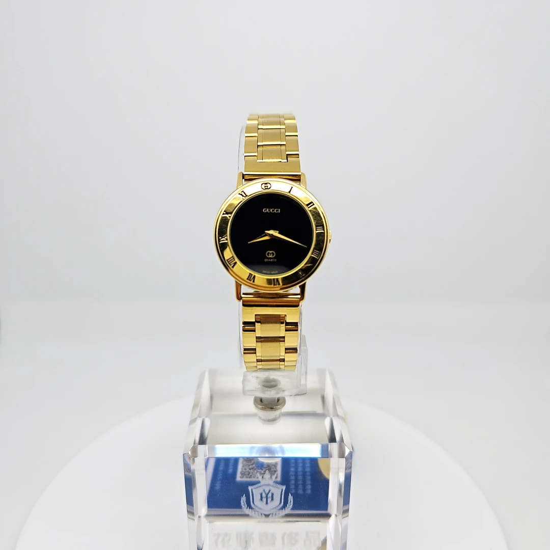 95新 GUCCI/古驰 石英腕表25mm/公价18999/WH6468