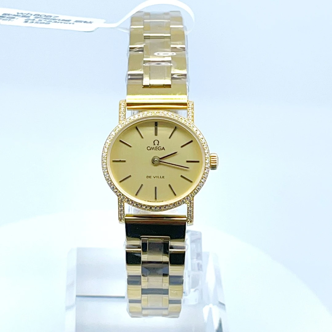 95新 Omega/欧米茄  手动机械后钻24.5*23mm/公价38999/wh8087