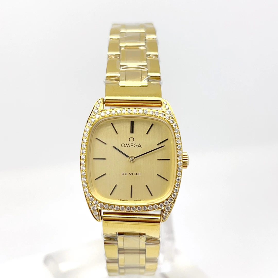 95新 Omega/欧米茄 手动机械腕表后钻25mm/公价32999/wh7196