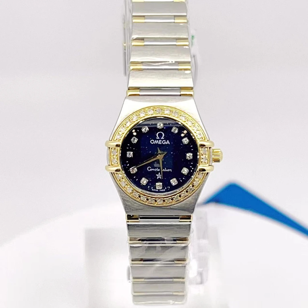 95新 Omega/欧米茄 石英腕表 后钻 星座 22.5mm/公价93999/wh6980