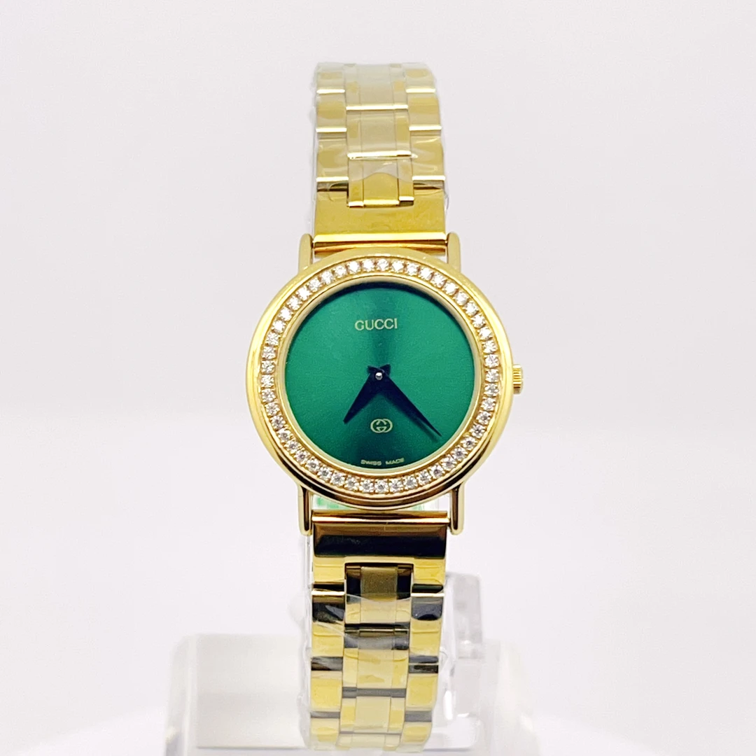 95新 GUCCI/古驰 石英腕表后钻25.5mm/公价32999/wh7075