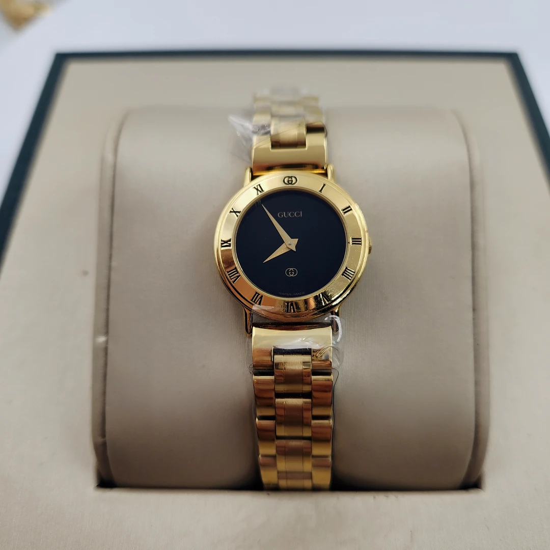95新 GUCCI/古驰 石英腕表25mm/公价18999/WH4659