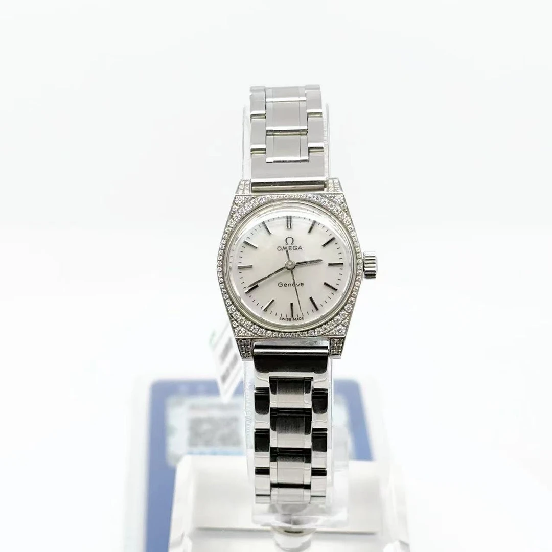 95新 Omega/欧米茄 手动机械腕表后钻23mm/公价32999/WH5283