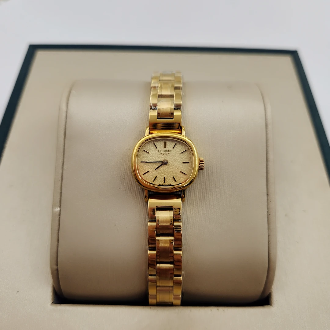 95新 Longines/浪琴 手动机械腕表20*18mm/公价26999/WH4744