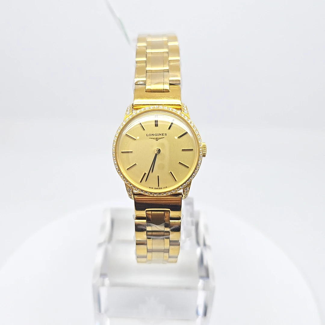 95新 Longines/浪琴 手动机械腕表后钻24mm/公价32999/wh7547