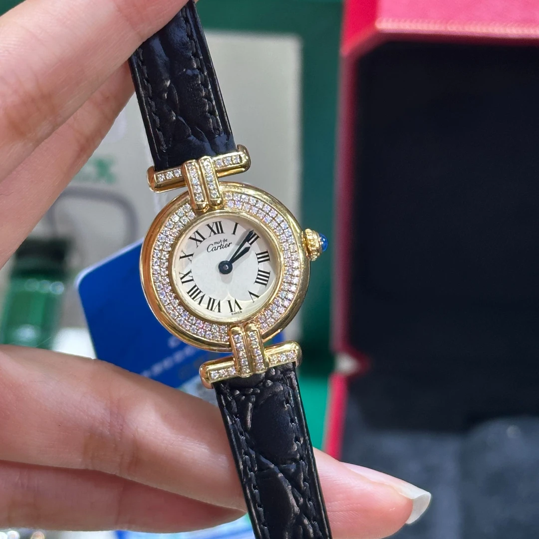 99新 Cartier/卡地亚 石英腕表 后钻24mm/公价82999/wh7018