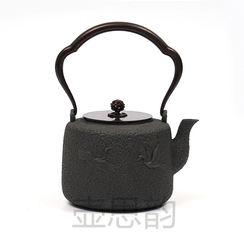 玄逸堂新三鹤铁壶无涂层纯手工铸铁生铁壶家用日式泡茶壶烧水壶