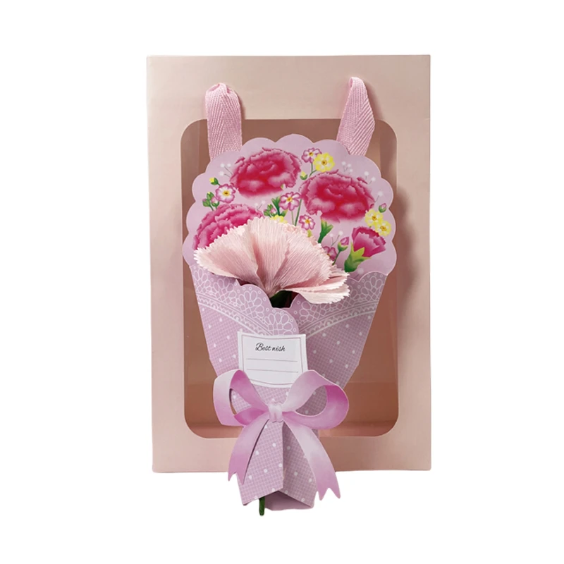 创意手工diy材料包制作节日礼物康乃馨向日葵醒狮包包手捧花