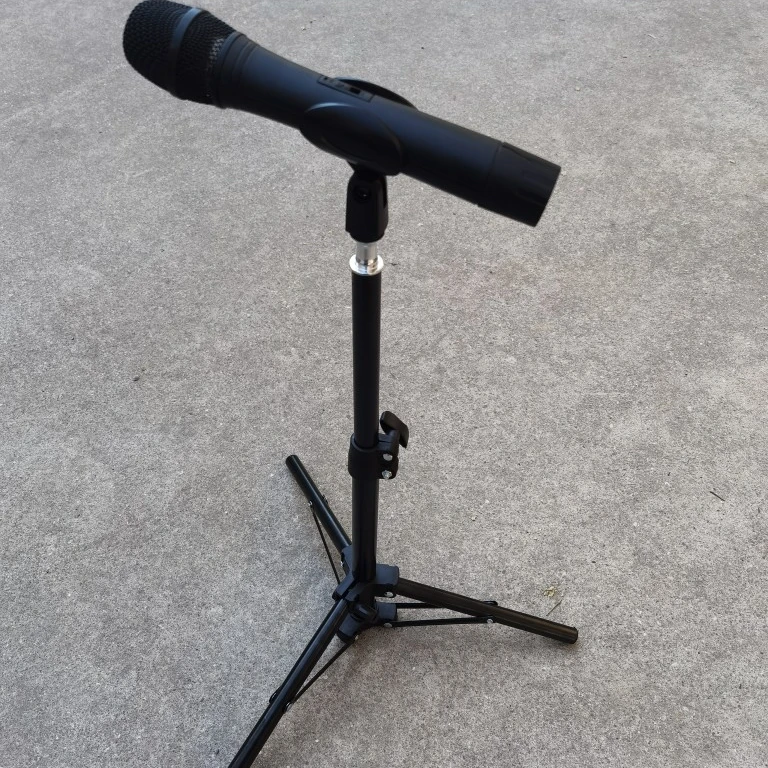 二胡话筒支架落地话筒支架古筝演出无线话筒支架升降便携麦架