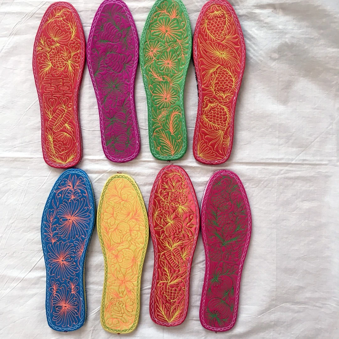 手工制作 七层棉布鞋垫【 8种花型 下单请备注鞋号】