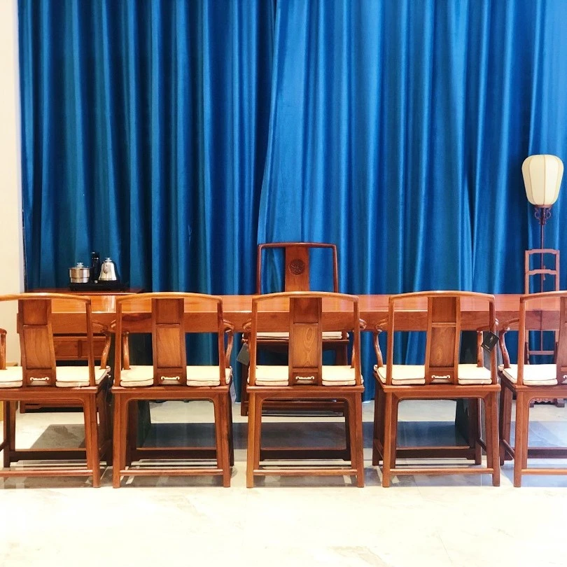 红桥红 | 家具严选 缅花【大板桌】大型会议桌 办公桌  餐桌 茶桌