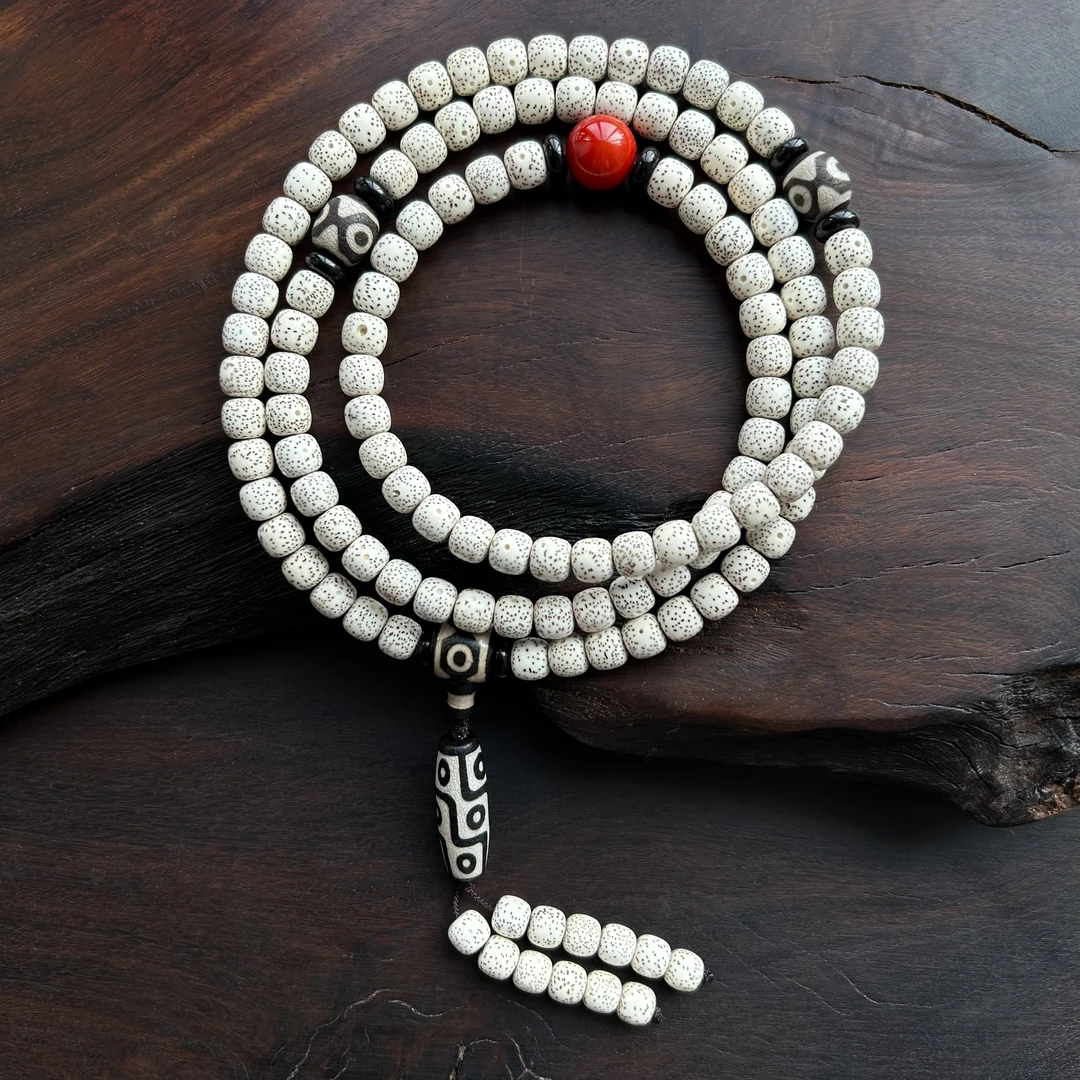 海南星月菩提 原生态10*9mm老型桶珠正月108颗长串