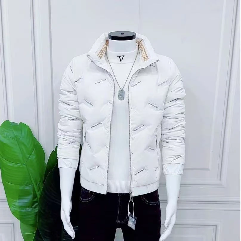 男士时尚修身显瘦保暖百搭洋气棉服外套气质修身显瘦男装棉服外套