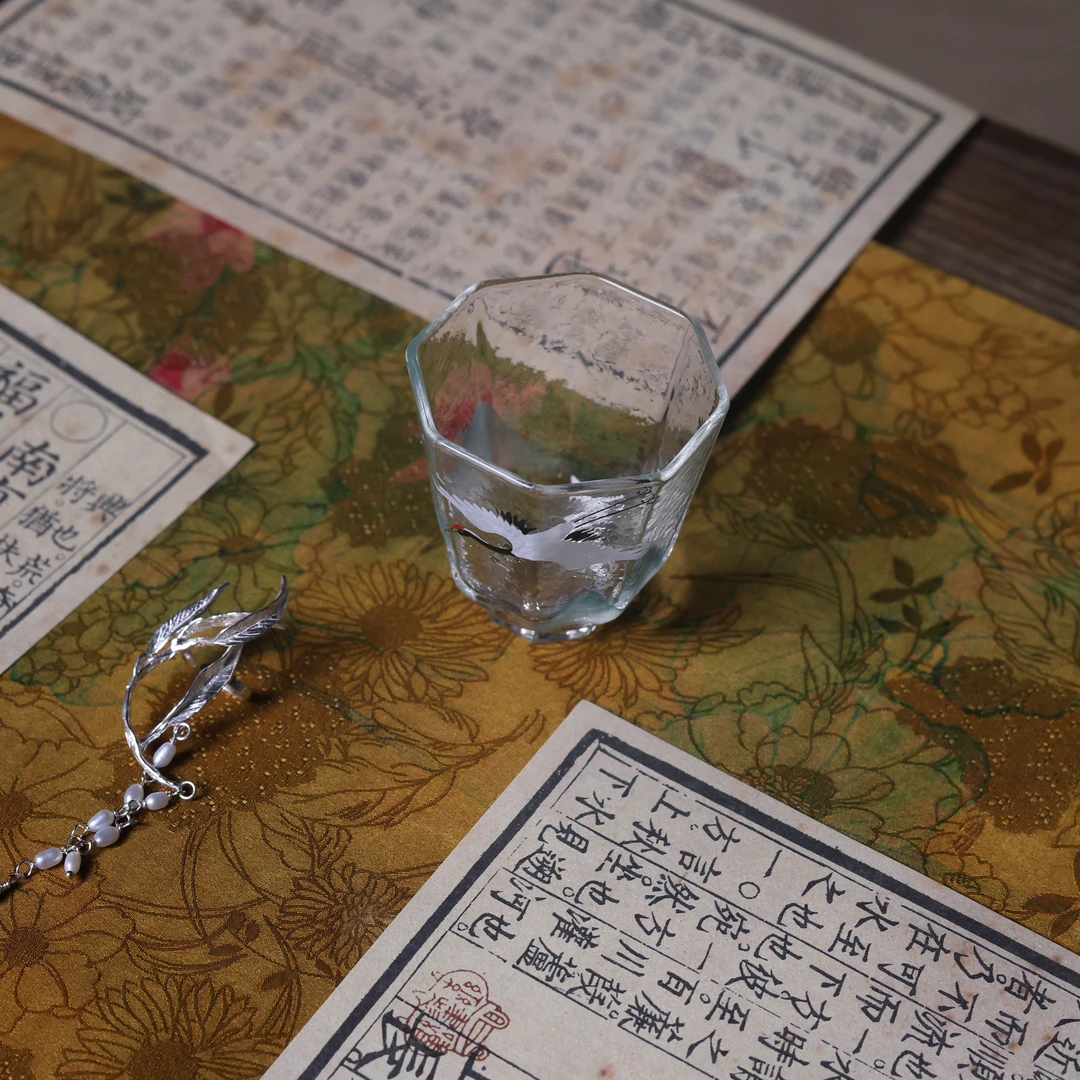 【见珊】人文茶道器具茶周边茶空间茶杯（银饰0055）