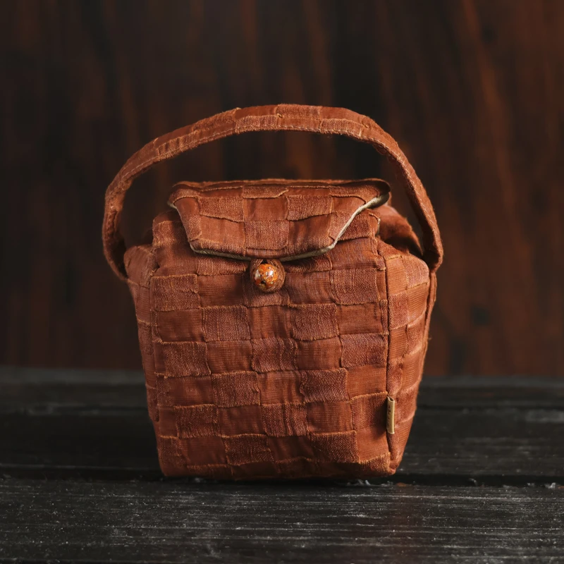 【见珊】<编制纹>盖碗包（老李027）