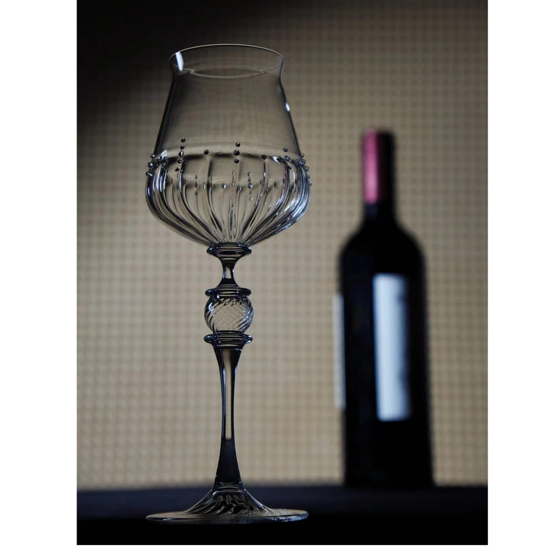 【见珊】朝露-一对夜凝红酒杯410ml（T0002）