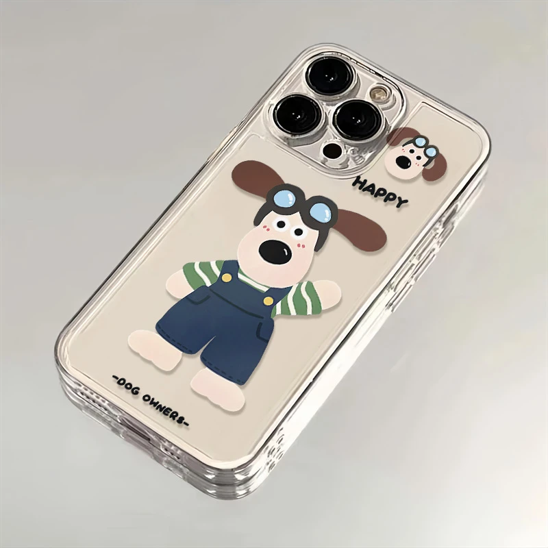 招手掌门狗适用苹果华为vivo小米oppo手机壳iPhone15plus14promax