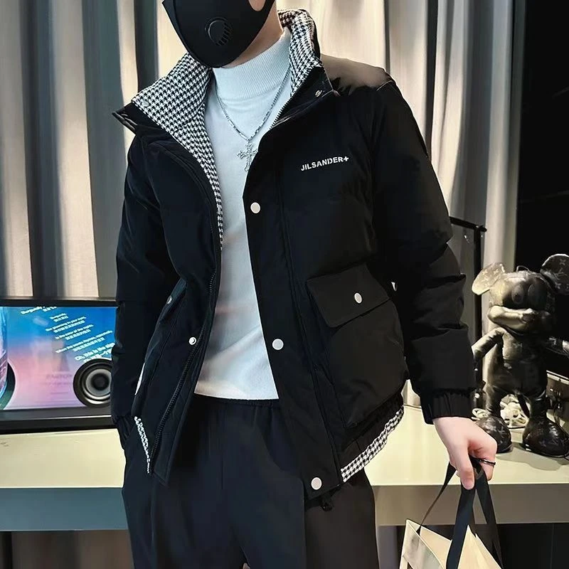 新款棉服男潮牌冬季加厚外套痞帅男装上衣服短款工装百搭保暖棉衣