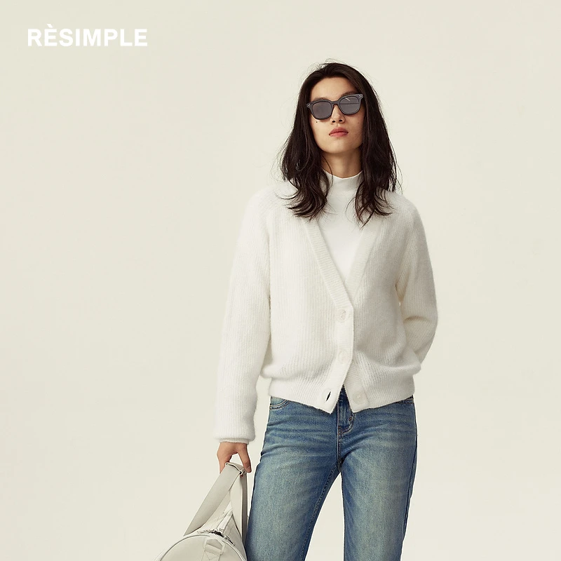 RESIMPLE简单点极简生活女款-长袖T恤-1185
