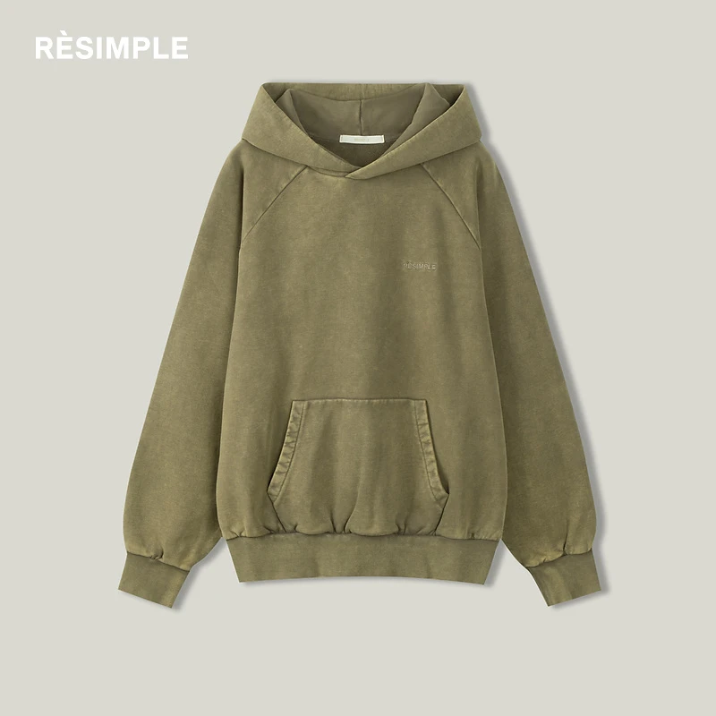 RESIMPLE简单点『商场同款』极简生活-连帽卫衣-1488