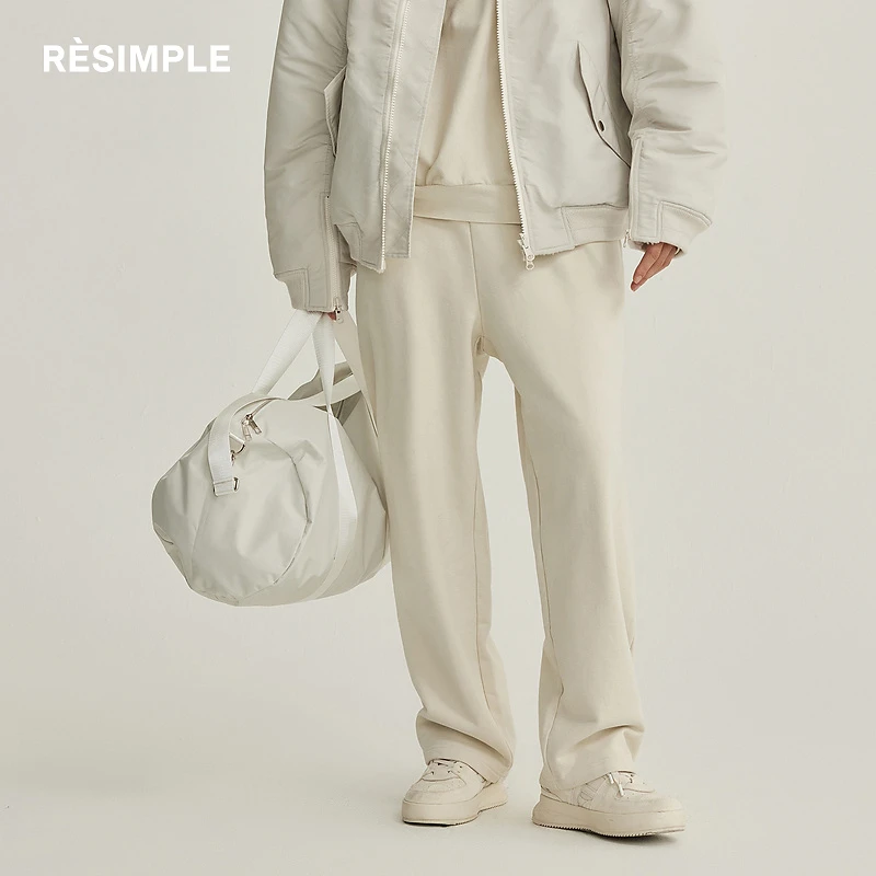 RESIMPLE简单点『商场同款』极简生活女装-针织长裤-1452