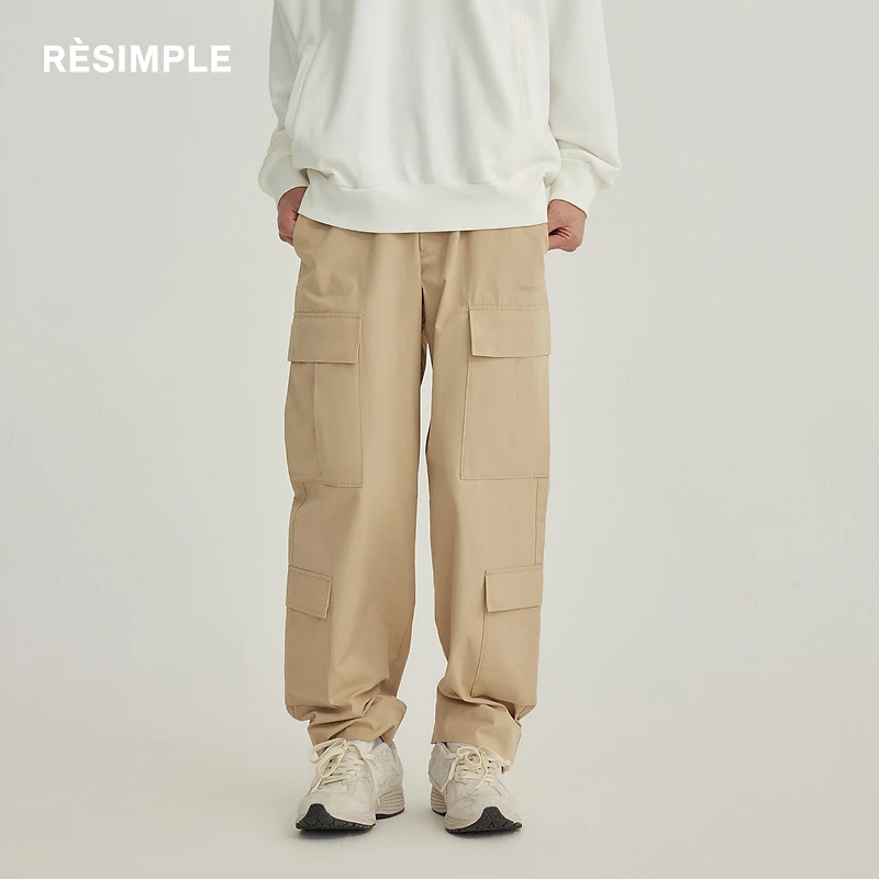 RESIMPLE简单点『商场同款』极简生活-梭织长裤-0410