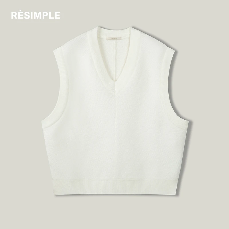 RESIMPLE简单点『商场同款』极简生活-背心-0366