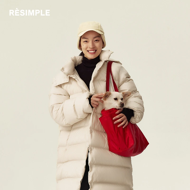 RESIMPLE简单点极简生活-长羽绒服-1164
